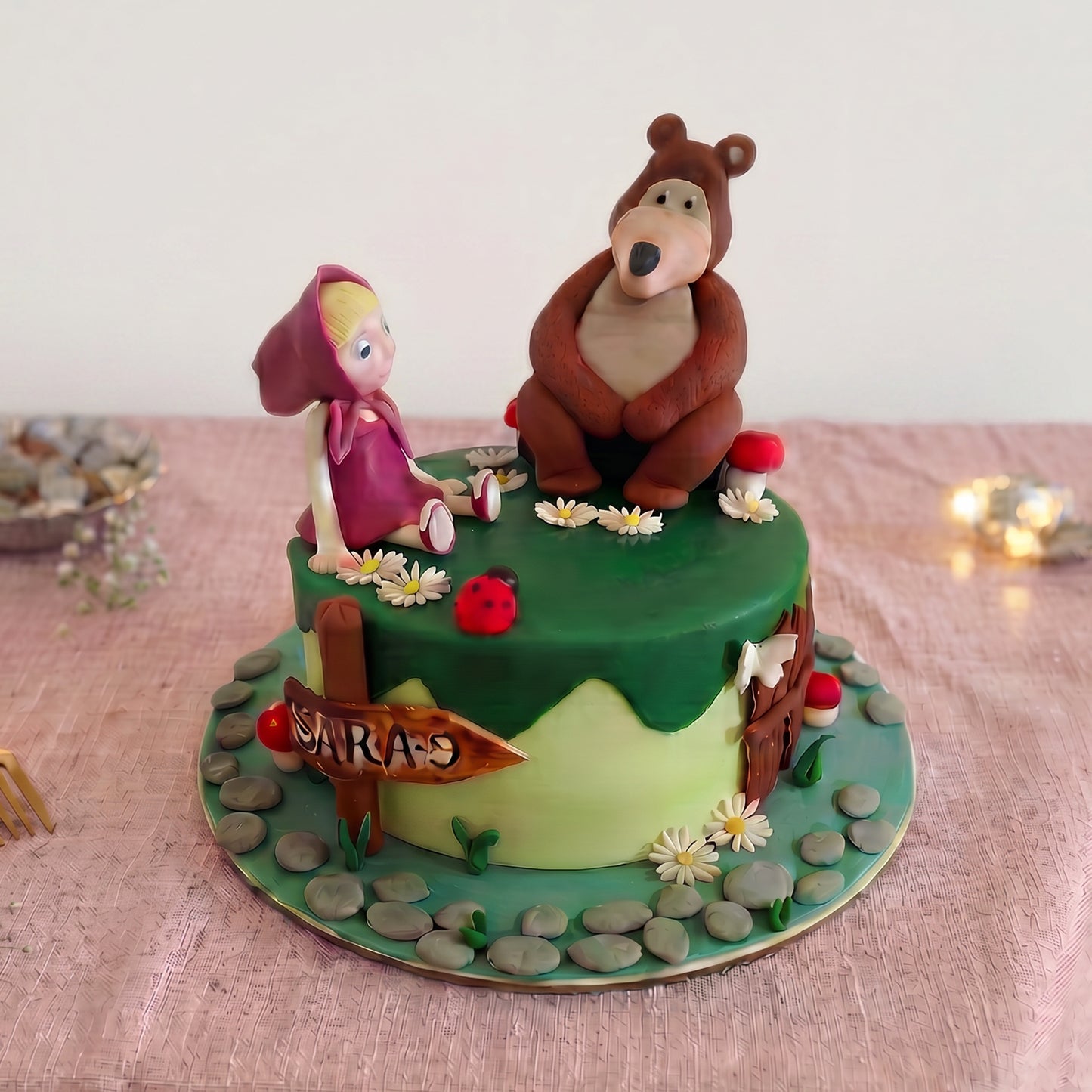 Masha & the Bear Adventure Cake