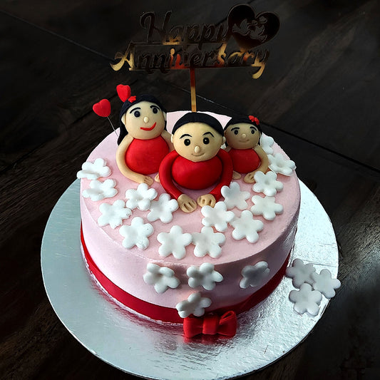 Together Forever Anniversary Cake