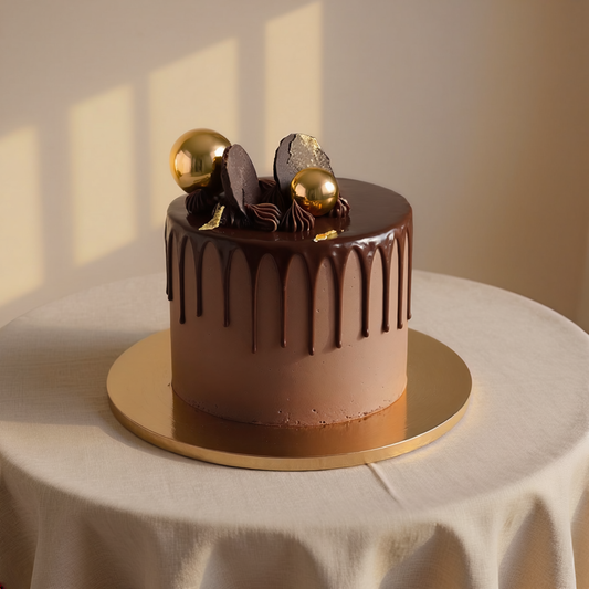 Midnight Chocolate Drip Cake