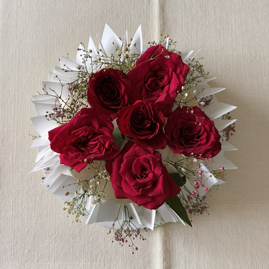 Pleated Rose Cake