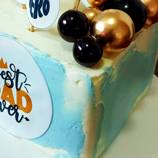 Super Dad Celebration Cake