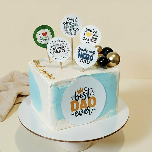 Super Dad Celebration Cake