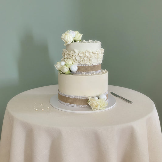 Timeless Elegance Wedding Cake